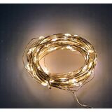 200 micro LED string light-silver wire with program & static Warm white IP44