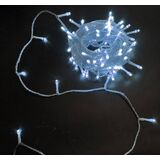 100 LED connectable string light-with program&static w/out power supply transparent cable 5m Cool white IP44