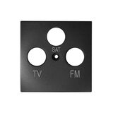 ΠΛΑΚΙΔΙΟ ΠΡΙΖΑΣ TV+SAT+FM ΑΝΘΡΑΚΙ