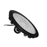 LED ΚΑΜΠΑΝΑ ΑΛΟΥΜΙΝΙΟΥ UFO 100W 230V 4000K ΜΑΥΡΗ