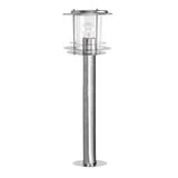 Ground Pillar Inox Lighting Fitting h105cm Φ75 E27 IP44 satin