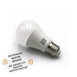 Led A60 E27 With Microwave Motion Sensor 230V 12W 300° Warm White