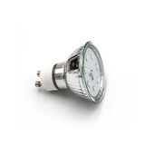 LED ΛΑΜΠΑ GU10 ΓΥΑΛΙΝΟ 4W 230V 105° ΘΕΡΜΟ 3000Κ