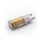 LED ΛΑΜΠΑ SMD ΚΕΡΑΜΙΚΟ G9 4W 230VAC ΔΙΑΦΑΝΗ ΘΕΡΜΟ 2700K