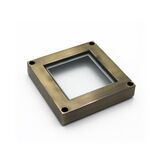 Top part for Wall mounted Aluminum Square Up-Down 108x108mm Spot lighting fitting 7163-7164 antique brass
