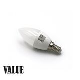 LED ΛΑΜΠΑ ΚΕΡΑΚΙ Ε14 6W 230V ΘΕΡΜΟ 3000Κ VALUE