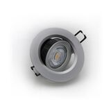 Led Down Light 5W Round Slim Type 4000K 38° White D90