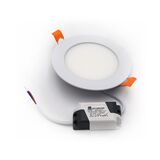 Led Down Light 6W Round Slim Type 4000K 120° White D120