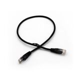 Patch Cord UTP Cat5e CU 4x2x7*0.16mm black 0.5m PRO