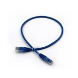 Patch Cord UTP Cat5e CU 4x2x7*0.16mm blue 0.5m PRO