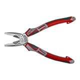 Plier GS grey-red handle 205mm