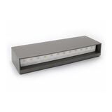 LED LUMINAIRY PC RECTANGLE DOWN 6W 3000K IP65 GREY