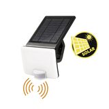 Solar Led floodlight with PIR sensor 12W 4000K black