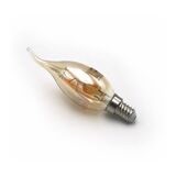 Led COG E14 Golden C35 WITH TAIL 230V 4W  Warm White