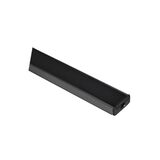 Black led profile L:2m W:17.4mm  H:7mm