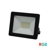 ΠΡΟΒΟΛ.LED-SMD RGB 24VDC 10W 4ΚΑΛΩΔ.ΧΡΕΙΑΖ.CONTROL ΜΑΥΡΟΣ