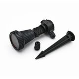 Plastic garden Fitting black GU10 IP54 black