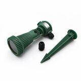 Plastic garden Fitting black GU10 IP54 Green