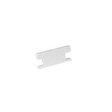 End caps white w/o hole for aluminum led profile wall fitted 30-056020