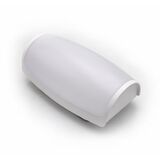 LED ΑΠΛΙΚΑ PC ΟΡΘΟΓΩΝΙΑ ΟΒΑΛ 12W 4000K IP65 ΛΕΥΚΗ
