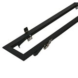 RECESSION KIT  For Led LINEAR SMALLER SIZE 120 CM BLACK