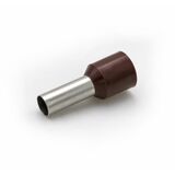 Insulated Single Wire Ferrule Telemechanique type 10mm² brown