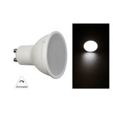 LED ΛΑΜΠΑ GU10 6W 230V 105° ΝΤΙΜΑΡΙΖΟΜΕΝΟ ΛΕΥΚΟ 4000Κ