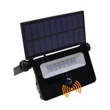 Solar Led floodlight with PIR sensor 900lm 4000K black