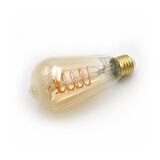 Led COG Spiral E27 golden ST64 230V 6W Dimmable