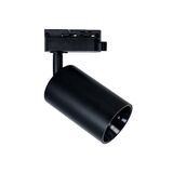 RAIL SPOT ALUMINUM 1phase WITH GU10 LAMPHOLDER BLACK