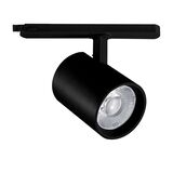 LED TRACK SPOT 20W 230V 3000K 38° BLACK