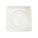 Frame and gang for dimmer with overload protection (15-101) white