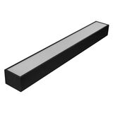 Led aluminum lighting linear 18W 230V 3000K 60cm BLACK