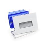 LED ΦΩΤ.ΑΛΟΥΜ.ΧΩΝΕΥΤΟ ΕΜΜΕΣΟΥ ΦΩΤΙΣΜ.4W CCT ΛΕΙΟ ΓΥΑΛΙ ΛΕΥΚΟ