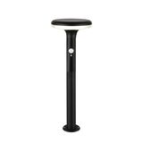 Solar light with infrared motion detector and base black