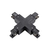 CROSS CONNECTOR FOR SURFACE RAIL  3phase  BLACK