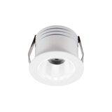 LED SPOT RECESSED ALUMINIUM 3W 25° 230V 4000K WHITE