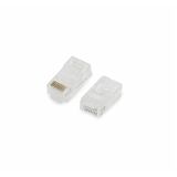 Network plugs CAT5 transparent