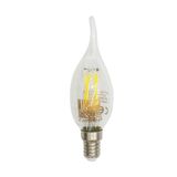 LED ΛΑΜΠΑ COG ΚΕΡΑΚΙ ΔΙΑΦΑΝΟ ΜΕ ΜΥΤΗ Ε14 4W 230V ΘΕΡΜΟ