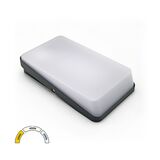 Wall/Ceiling mounted Aluminium Lighting Fitting 135*235mm 9W CCT Graphite