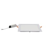 LED ΦΩΤΙΣ.ΨΕΥΔΟΡΟΦΗΣ ΑΛΟΥΜ ΤΕΤΡΑΓΩΝΟ 18W 6300K 120° ΛΕΥΚΟ
