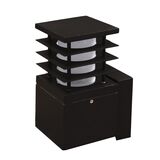 ΑΠΛΙΚΑ ΑΛΟΥΜ ΤΕΤΡΑΓΩΝΗ ΜΕ ΣΚΙΑΣ D110X110 h22cm Ε27 ΜΑΥΡH