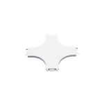 X-JOINTED SURFACE MOUNTED FOR RAIL MINI WHITE