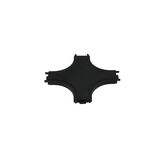 X-JOINTED SURFACE MOUNTED FOR RAIL MINI BLACK