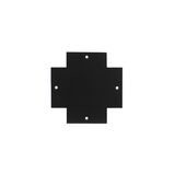 COVER FOR CROSS CONNECTOR FOR RECESSED RAIL 3phase BLACK