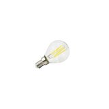 LED ΛΑΜΠΑ COG ΣΦΑΙΡΙΚΟ ΔΙΑΦΑΝΟ Ε14 6W 230V ΛΕΥΚΟ