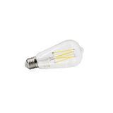 LED ΛΑΜΠΑ COG ΑΒΟΚΑΝΤΟ ST64 ΔΙΑΦΑΝΟ Ε27 10W ΘΕΡΜΟ
