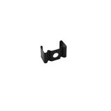 Mounting bracket Inox black for aluminum led profile wall mounted 30-1550219