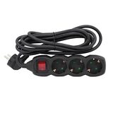 ΠΟΛΥΠΡΙΖΟ ΜΕ ΔΙΑΚΟΠΤΗ+ΚΑΛΩΔΙΟ 3x1.5mm² 3μ 3 ΣΟΥΚΟ MΑΥΡΟ ΠΟΛΥΠΡΙΖΟ ΜΕ ΔΙΑΚΟΠΤΗ+ΚΑΛΩΔΙΟ 3x1.5mm² 3μ 3 ΣΟΥΚΟ MΑΥΡΟ