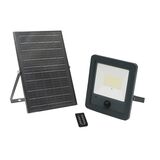 Solar Led floodlight with sensor 50W 500lm 4000K graphite grey